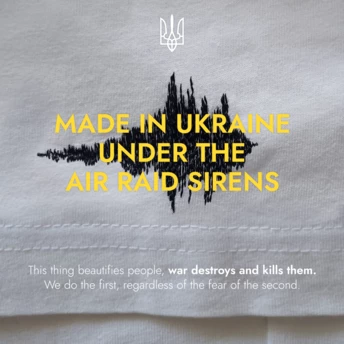 Зроблено в Україні під тривожні сирени: як модні бренди нагадують про війну 