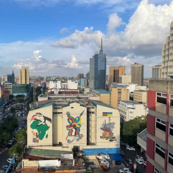 Вуличні художники з України та Кенії cтворили мурал у Найробі