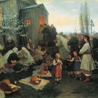 Великодні традиції на полотнах українських художників