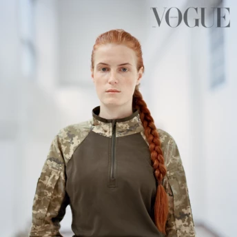 Історія одного фото: Оксана "Ксена" Рубаняк на обкладинці українського Vogue