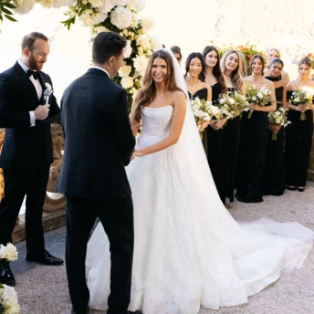 Кінематографічне весілля акторки Лорен Елізабет Гарріс на озері Комо: як це було