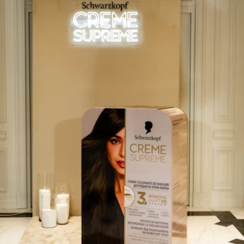 Schwarzkopf  презентували нову крем-фарбу Crème Supreme, що доглядає за волоссям