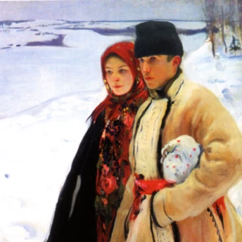 Зима на полотнах українських художників