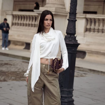 Наймодніші образи з бежевими штанами на весну 2026