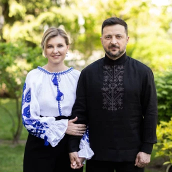 Володимир та Олена Зеленські привітали українців з Днем вишиванки