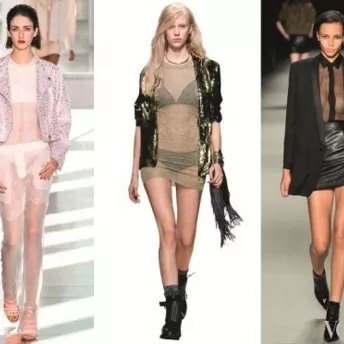 Тренд: прозрачная одежда