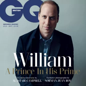 Принц Вільям знявся для обкладинки британського GQ