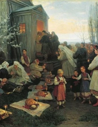Великодні традиції на полотнах українських художників