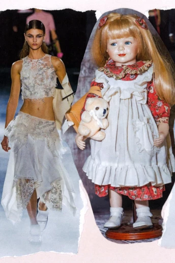 Моторошні ляльки з фільмів жахів — головне джерело натхнення в моді 2025 року