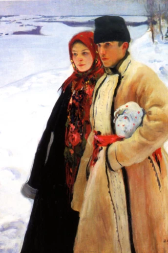 Зима на полотнах українських художників