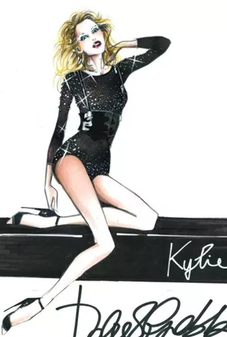 Дизайнерские наряды для тура Кайли Миноуг Kiss Me Once