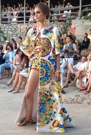 Instagram-репортаж: показ Dolce & Gabbana на Капри
