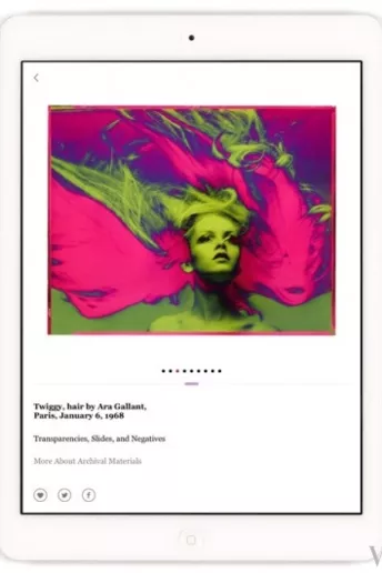 Ретроспектива работ Ричарда Аведона появилась в App Store