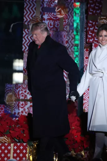 Меланія Трамп запалила різдвяну ялинку