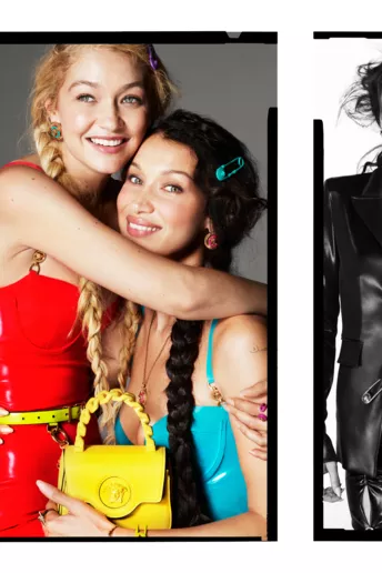Сестры Хадид и Донателла Версаче в новой рекламной кампании Versace