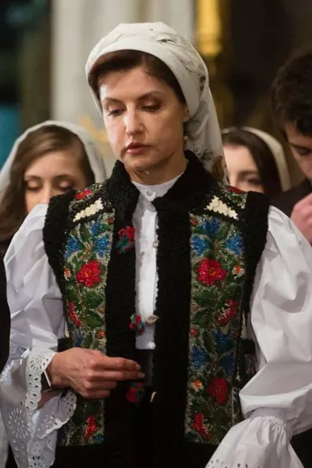 Марина Порошенко на великодній службі у Києві