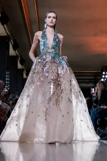 Морські простори: Elie Saab Couture весна-літо 2019