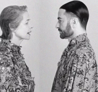 Марк Джейкобс и Шарлотта Рэмплинг в рекламной кампании Givenchy