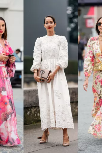 Streetstyle: самые модные цветочные платья этого лета