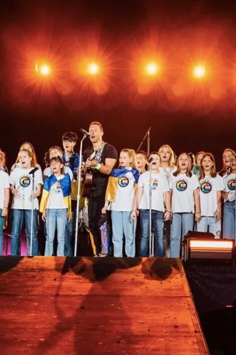 Гурт Coldplay виступив з українським дитячим хором