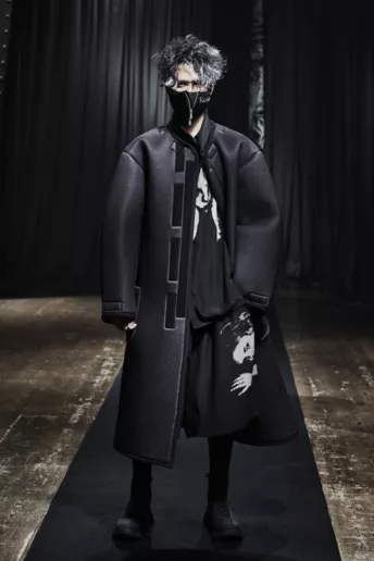 Yohji Yamamoto Menswear осень-зима 2021/2022