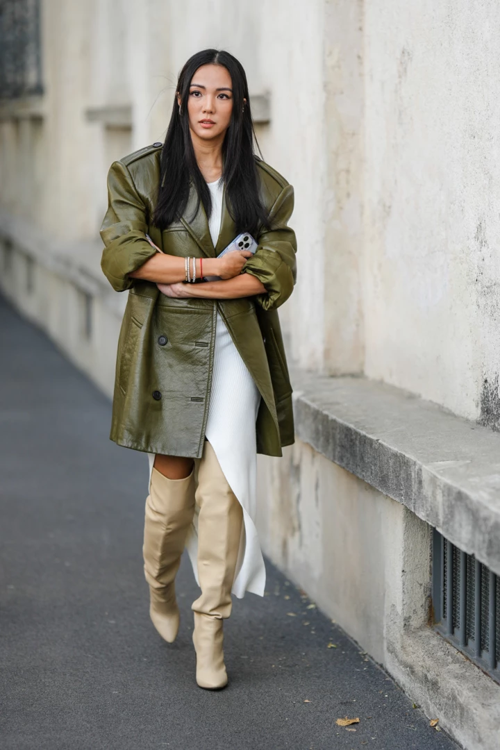 <b>Як носити чоботи з довгими сукнями</b>