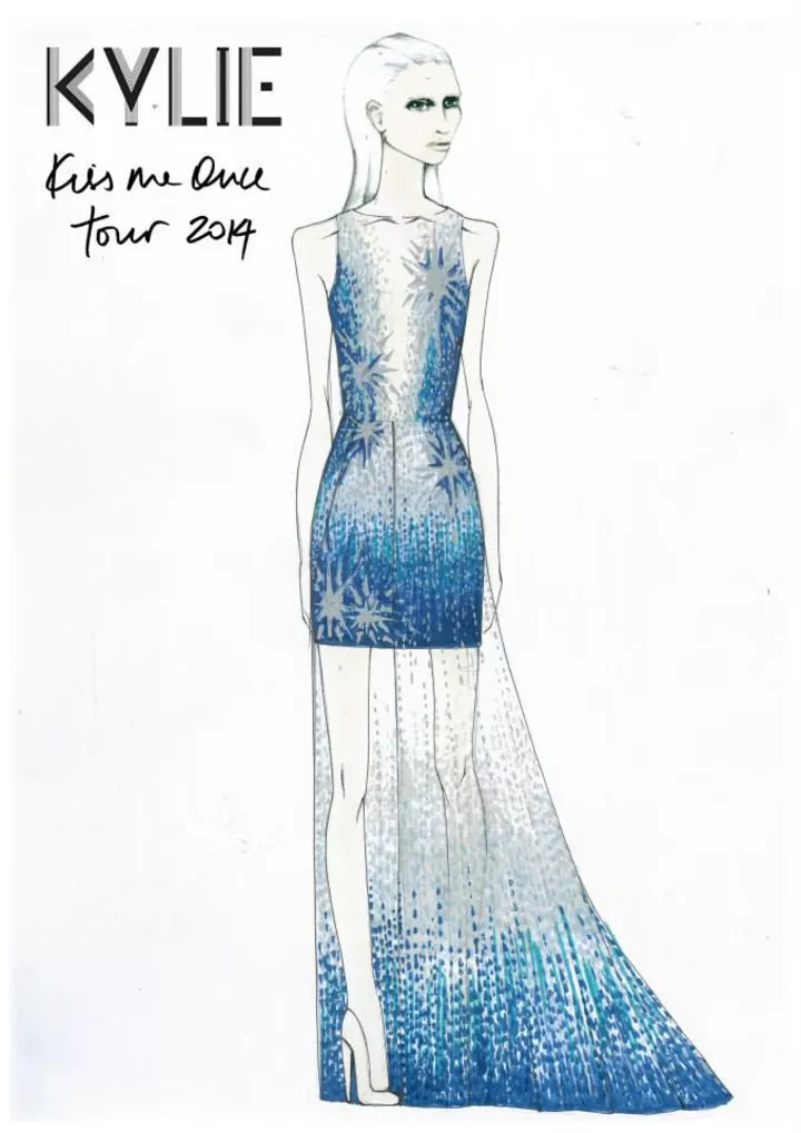 платье Julien McDonald для Кайли Миноуг