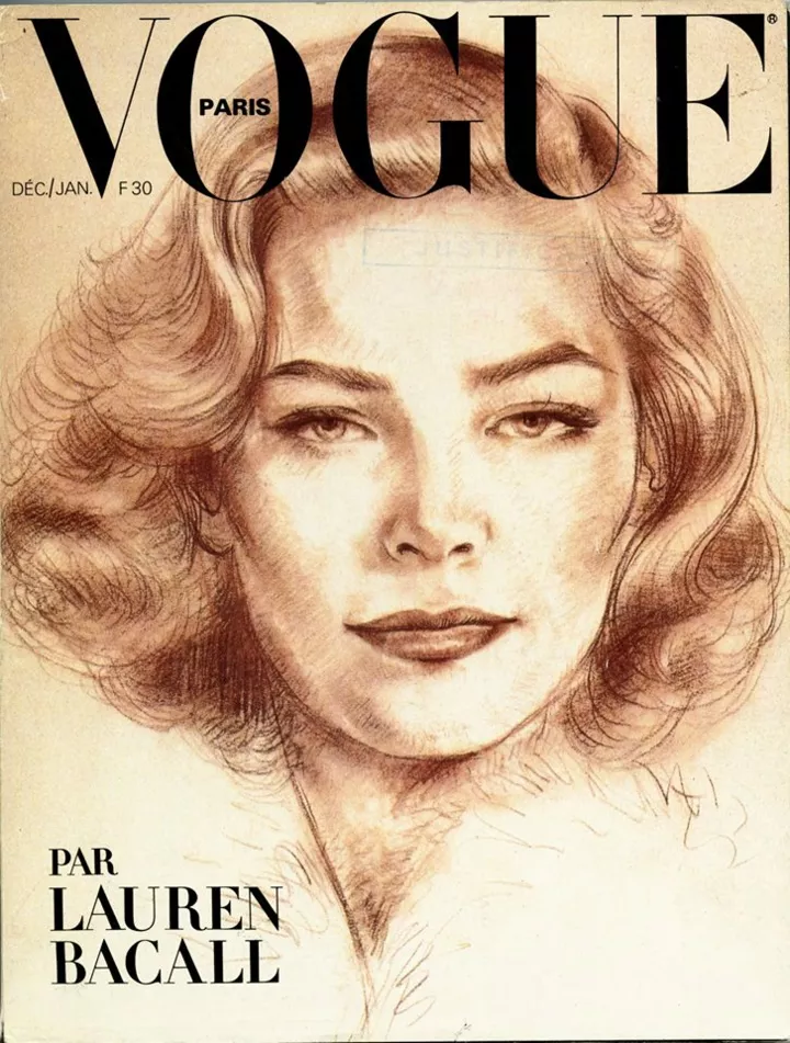 Лорен Бэколл на обложке Vogue