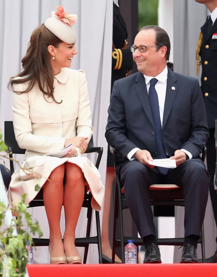 Кейт Миддлтон и Франсуа Олланд в Бельгии