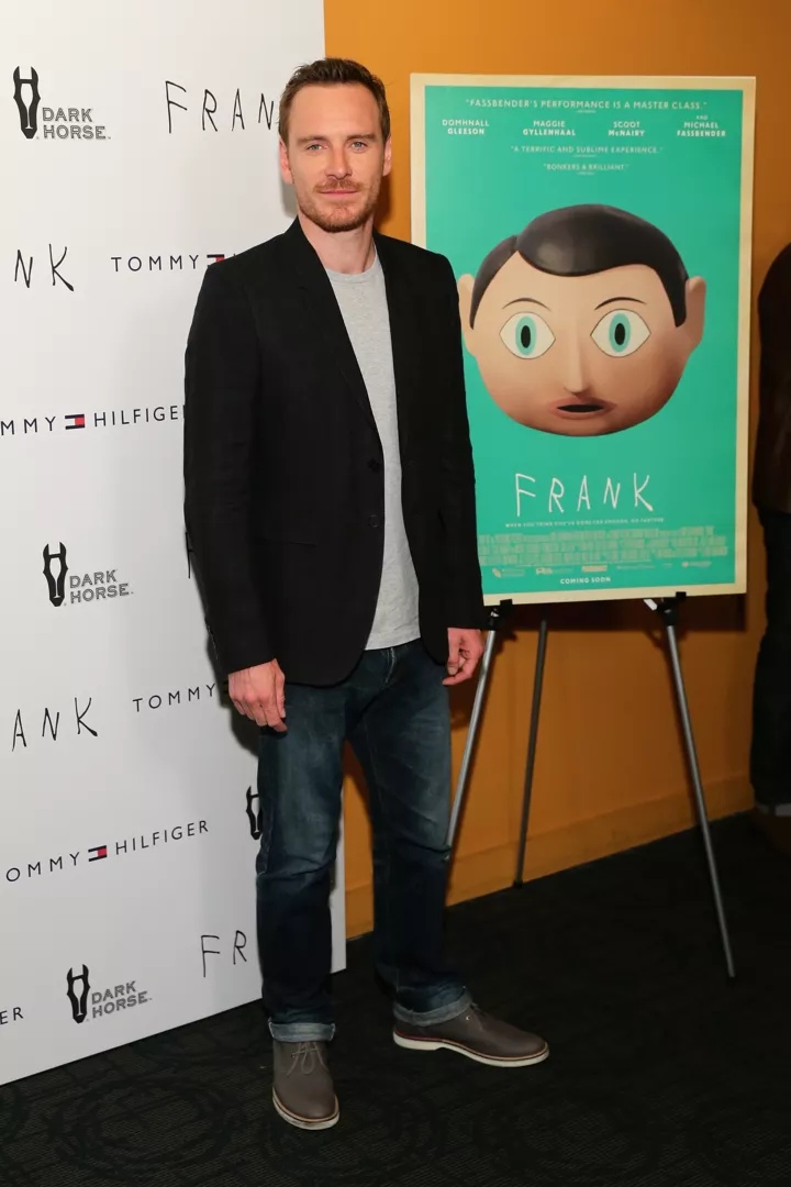 Майкл Фассбендер на премьере фильма Фрэнк в Нью-Йорке