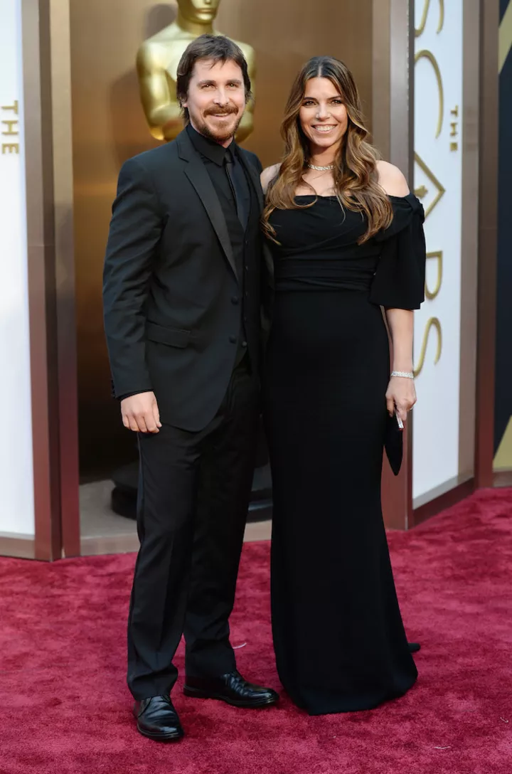 Кристиан Бейл с женой Сиби на церемонии Оскар 2014