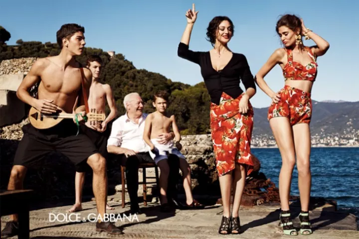 Моника Белллуччи в рекламной компании Dolce&Gabbana