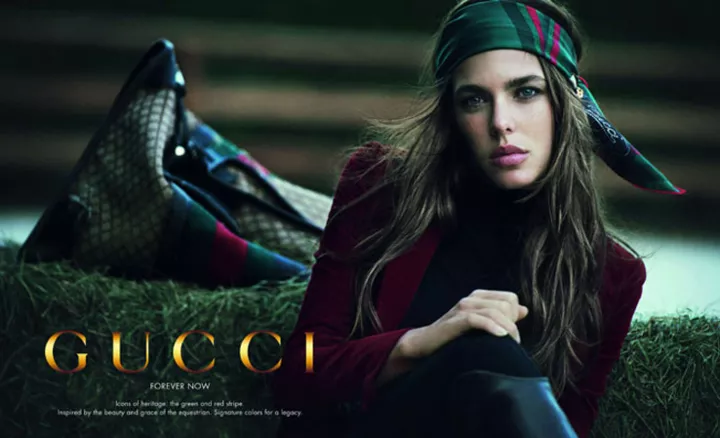 Шарлотта Казираги в рекламе Gucci