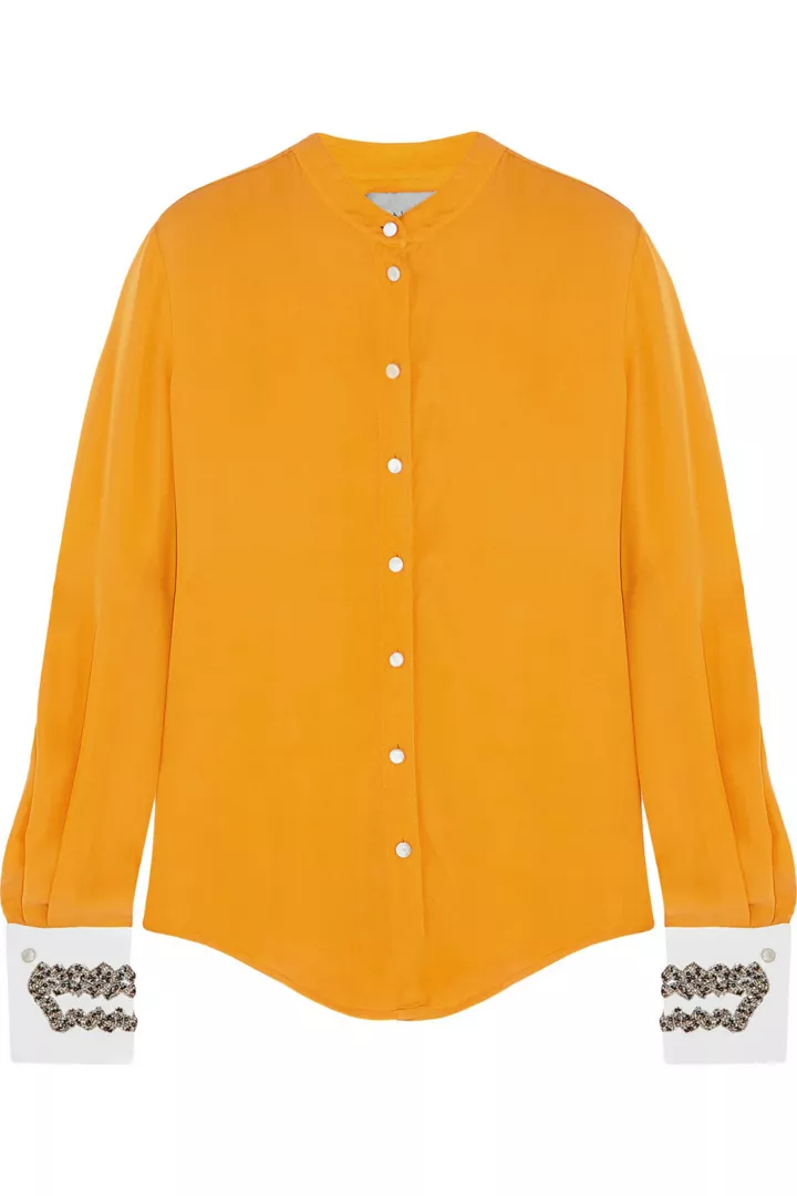 оранжевая блузка Maiyet