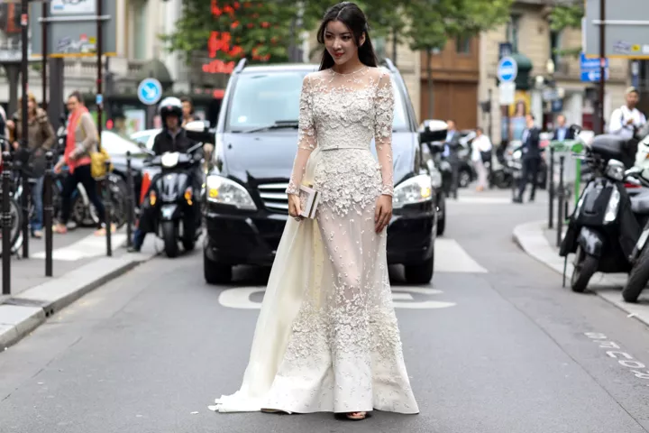Streetstyle на Неделе Высокой моды в Париже