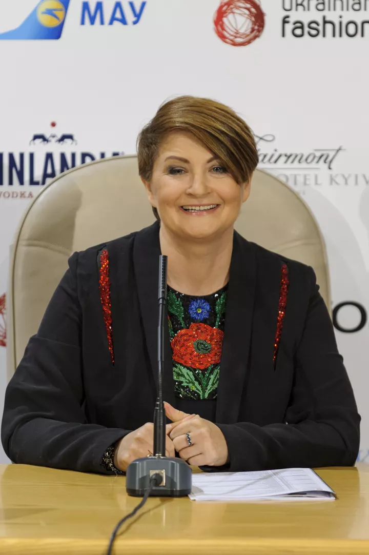 Ирирна Данилевская на пресс-конференции 35-й UFW