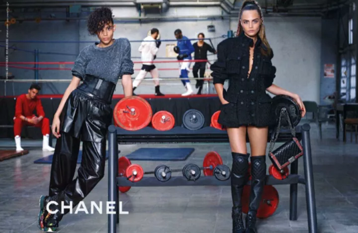Кара Делевинь в рекламе Chanel осень-зима 2014/2015