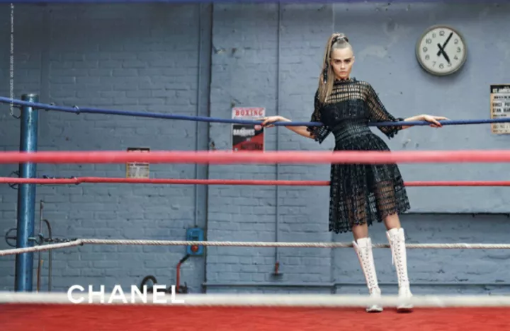 Кара Делевинь в рекламе Chanel осень-зима 2014/2015