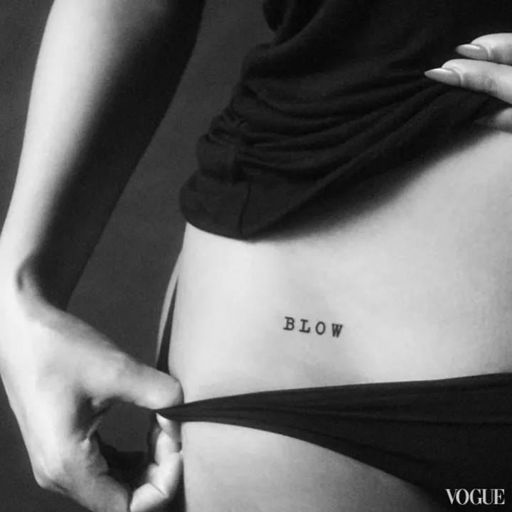 Бейонсе в съемке CR Fashion Book со своей новой флеш-татуировкой. Фото из инстаграма певицы