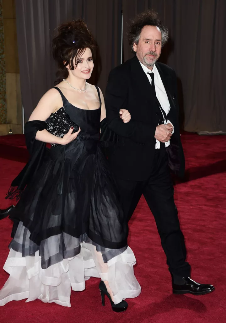 Тим Бартон и Хелена Бонэм Картер на церемонии "Оскар" (2013)