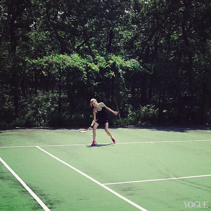 Для Констанс Яблонски теннис – серьезное увлечение
