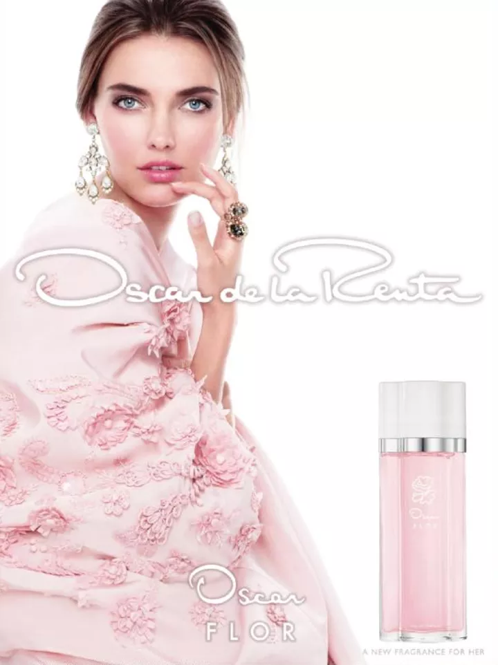 Алина Байкова в рекламной кампании аромата Oscar de la Renta "Flor"