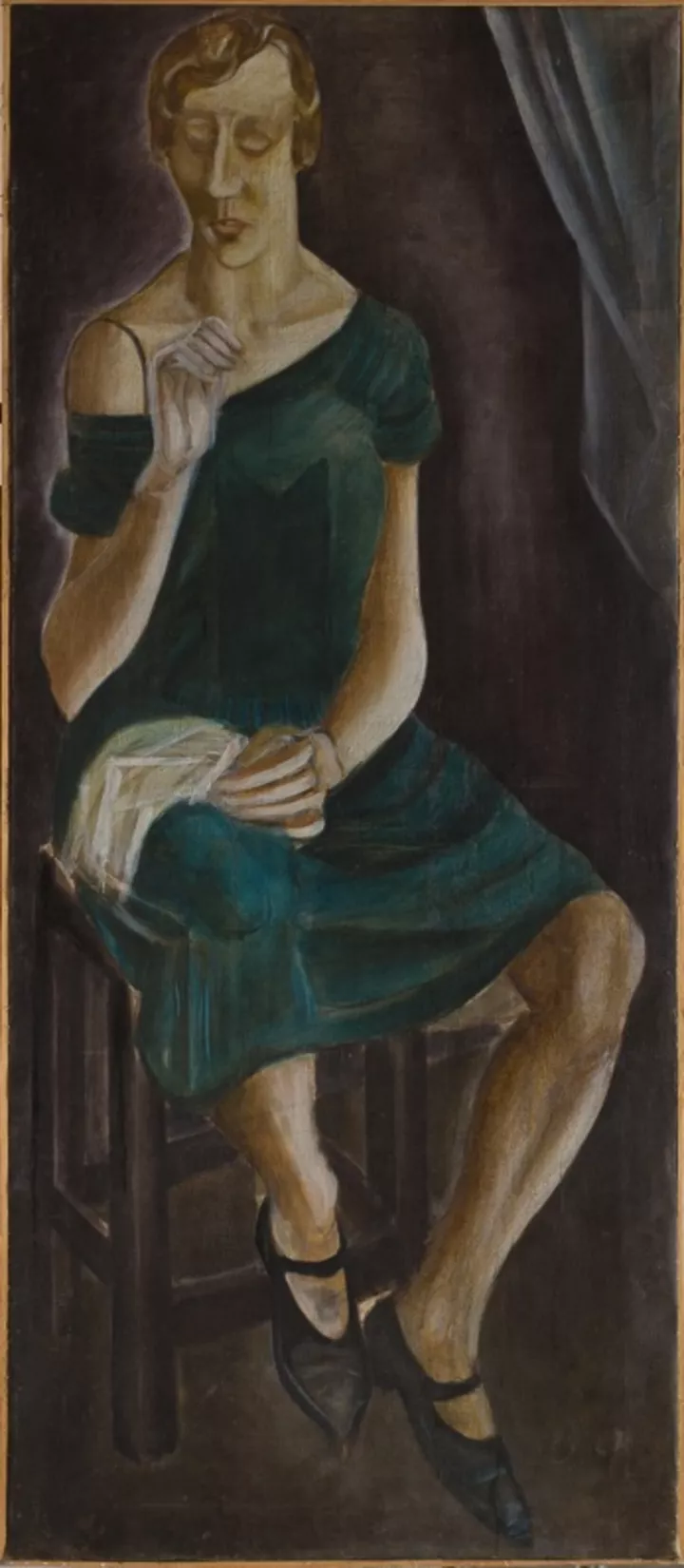 Автор неизвестен, "Женский портрет". Конец 1920-х – начало 1930-х гг.