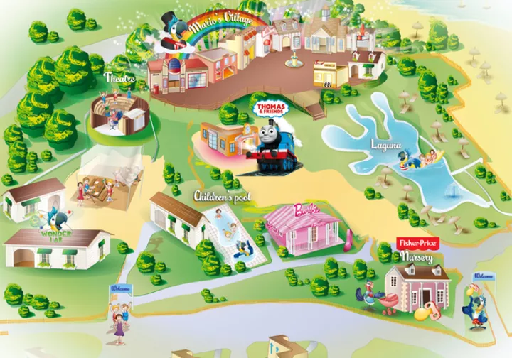 Wonderland – сад для детей, расположенный прямо на территории курорта