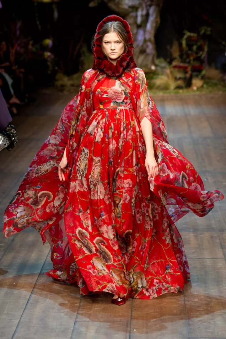 Dolce&Gabbana Fall 2014 – образ Красной Шапочки