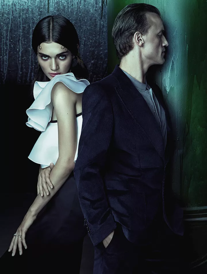 Денис Матвиенко в съемке для октябрьского номера Vogue Украина
