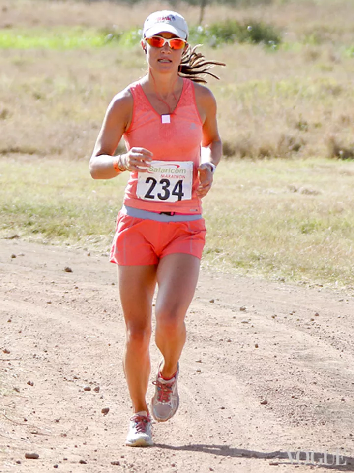 Пиппа Миддлтон принимает участие в Tusk Trust Safaricom Marathon в Кении