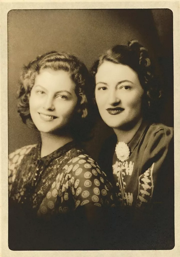Ава Гарднер с сестрой Беатрис