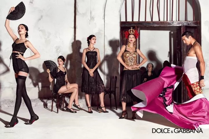 Бьянка Балти в рекламной кампании Dolce&Gabbana весна-лето 2015