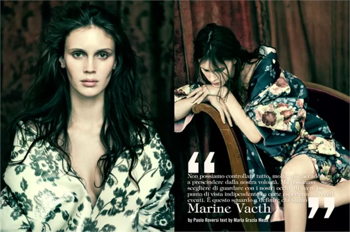 Съемка для Vogue Italy, январь 2014